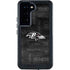 NFL Baltimore Ravens Black & White Galaxy S24 Waterproof Case